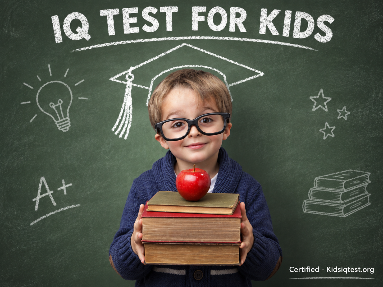 Child taking a free online IQ test - KidsIQTest.org